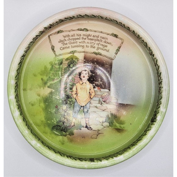 Vintage Royal Bayreuth Bavaria Jack And The Beanstalk Children's Bowl - Picture 2 of 9